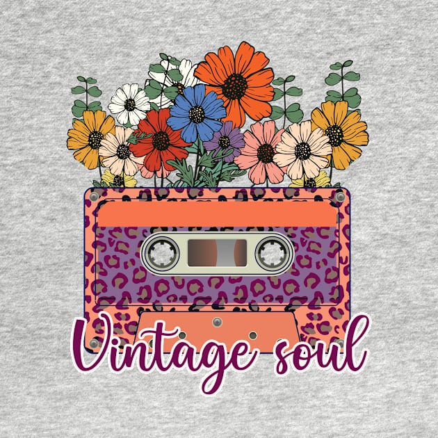 Vintage Soul 80s Retro floral Design by BAB